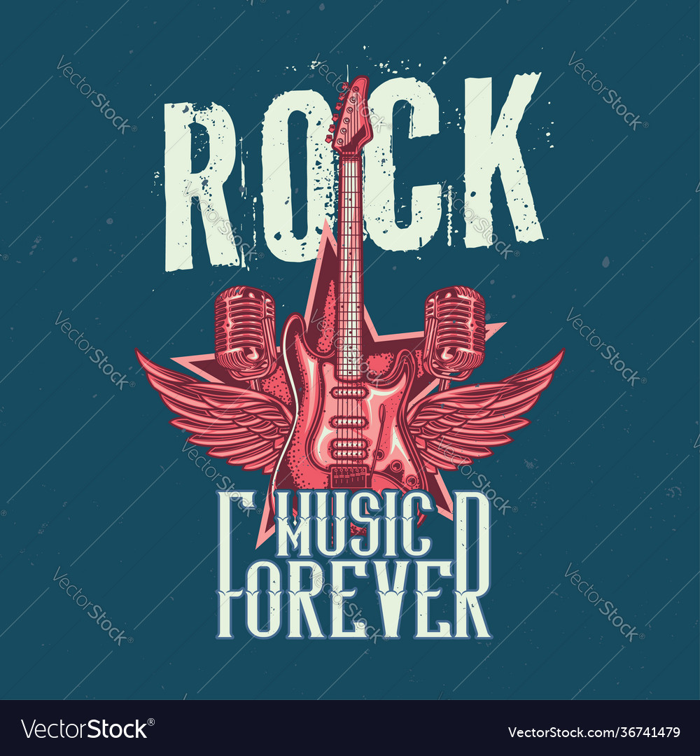 T-shirt or poster design Royalty Free Vector Image