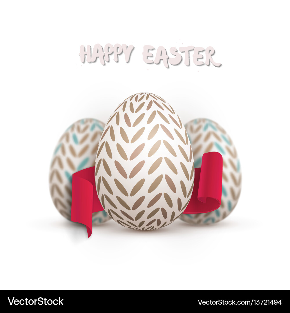 Easter egg set Royalty Free Vector Image - VectorStock