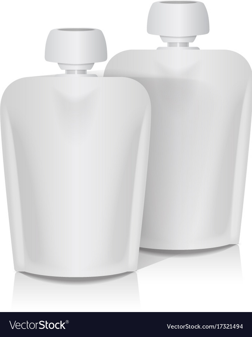 set of white blank