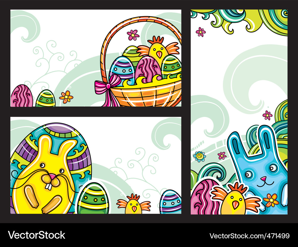 Easter banners Royalty Free Vector Image - VectorStock