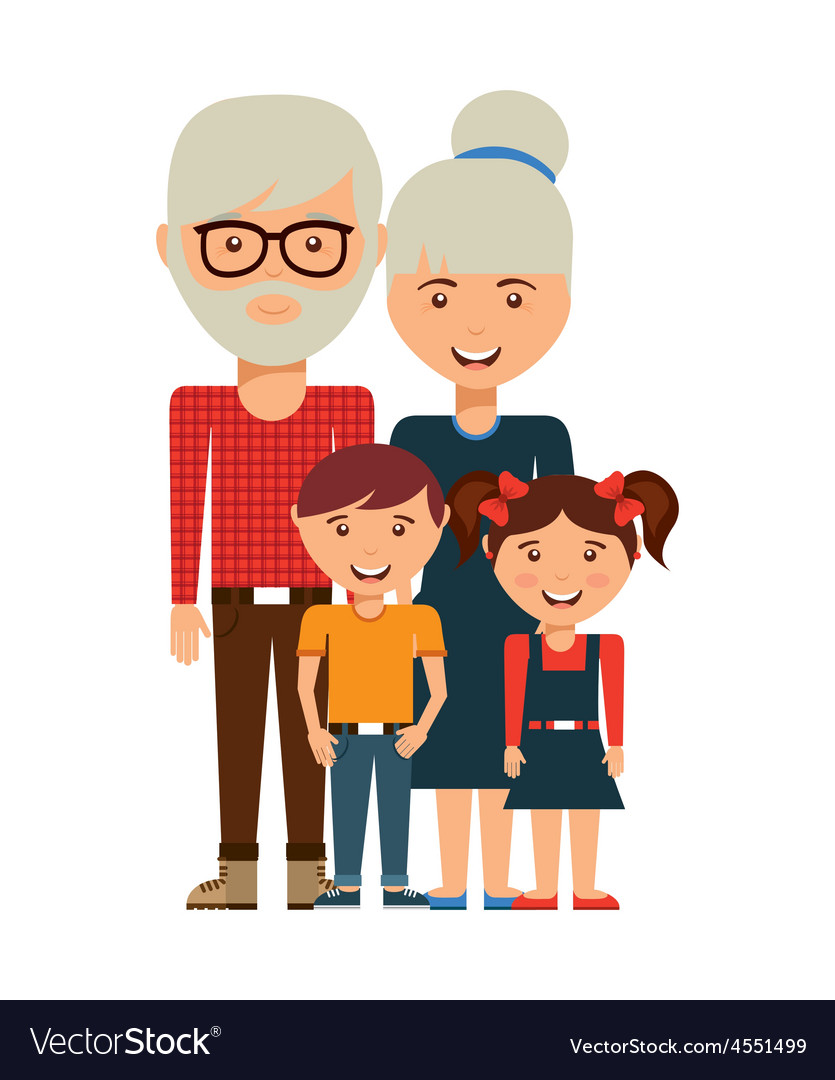 Happy family Royalty Free Vector Image - VectorStock