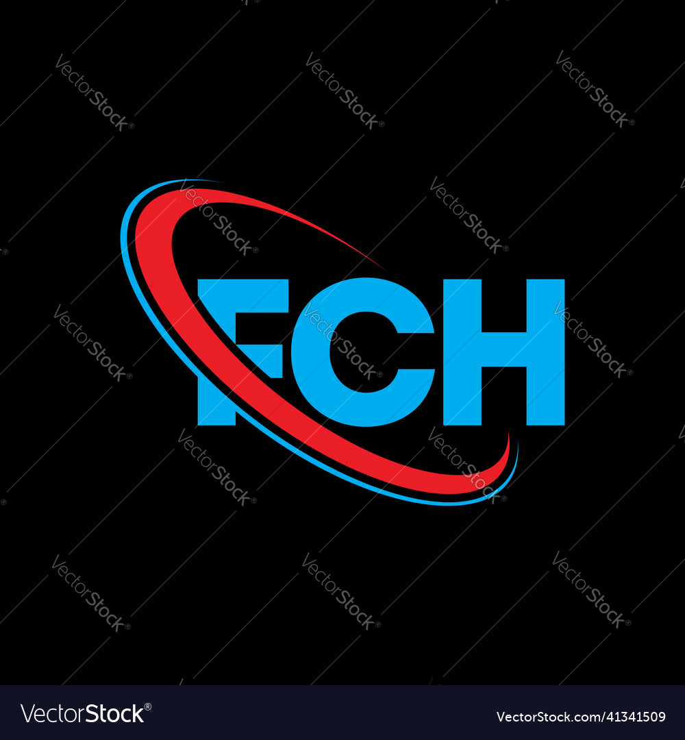 Fch logo letter design Royalty Free Vector Image