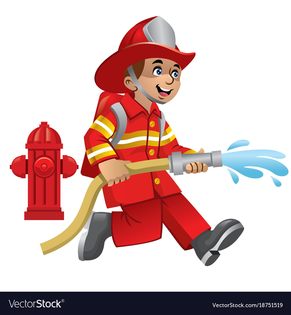 firefighter cartoon