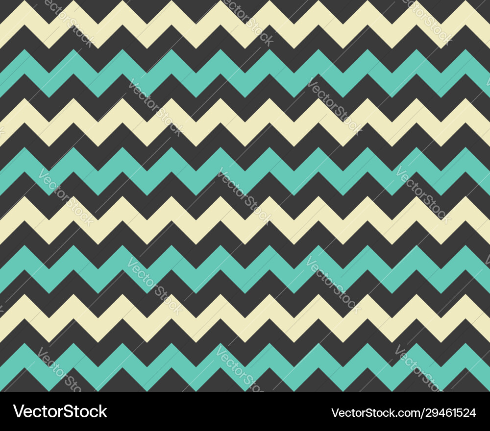 Zigzag pattern seamless zig zag background color Vector Image