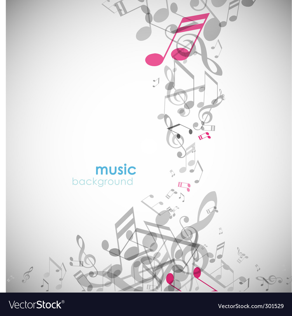 Music background Royalty Free Vector Image - VectorStock