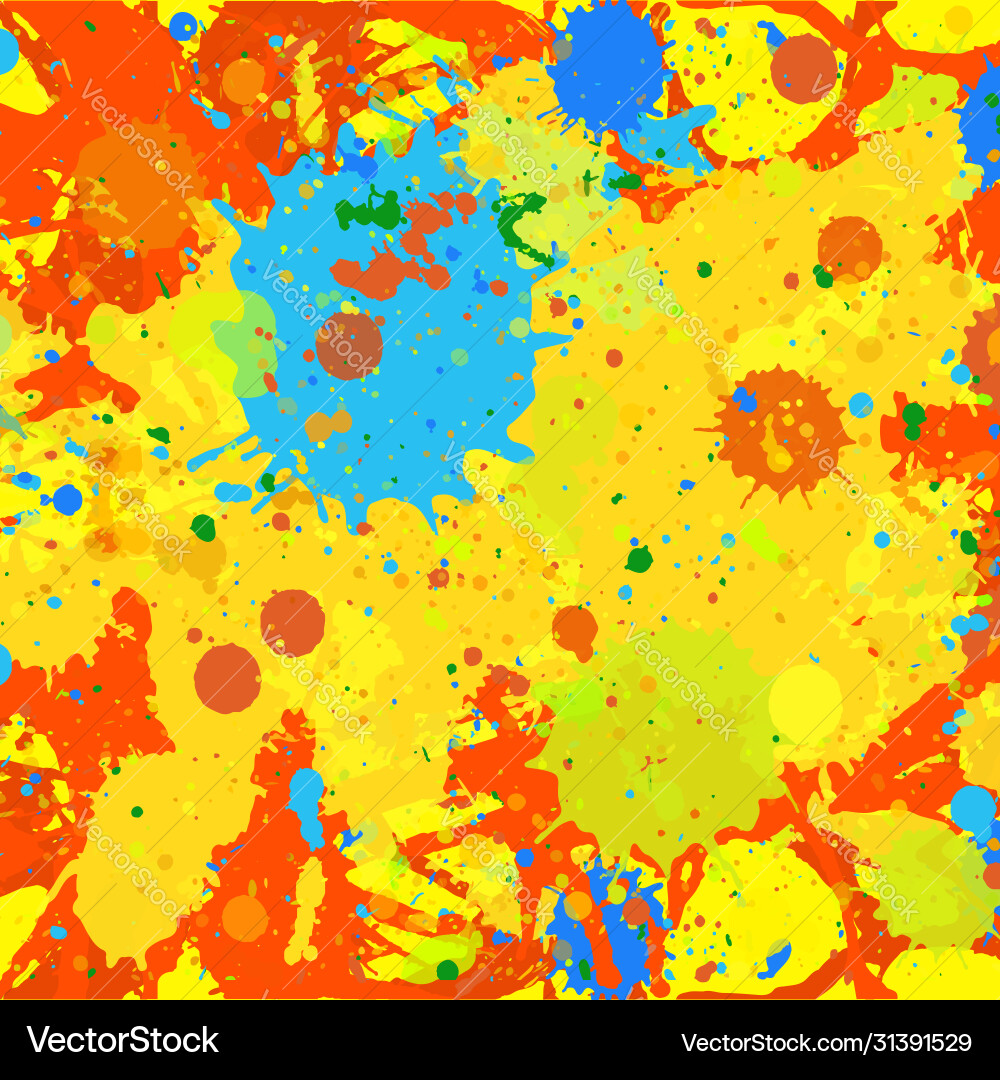 Paint splashes background Royalty Free Vector Image