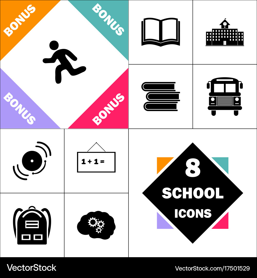 Running computer symbol Royalty Free Vector Image