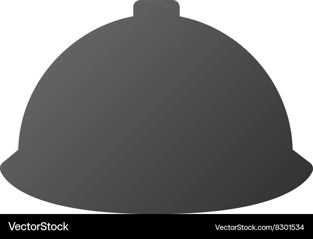 Builder helmet gradient icon Royalty Free Vector Image