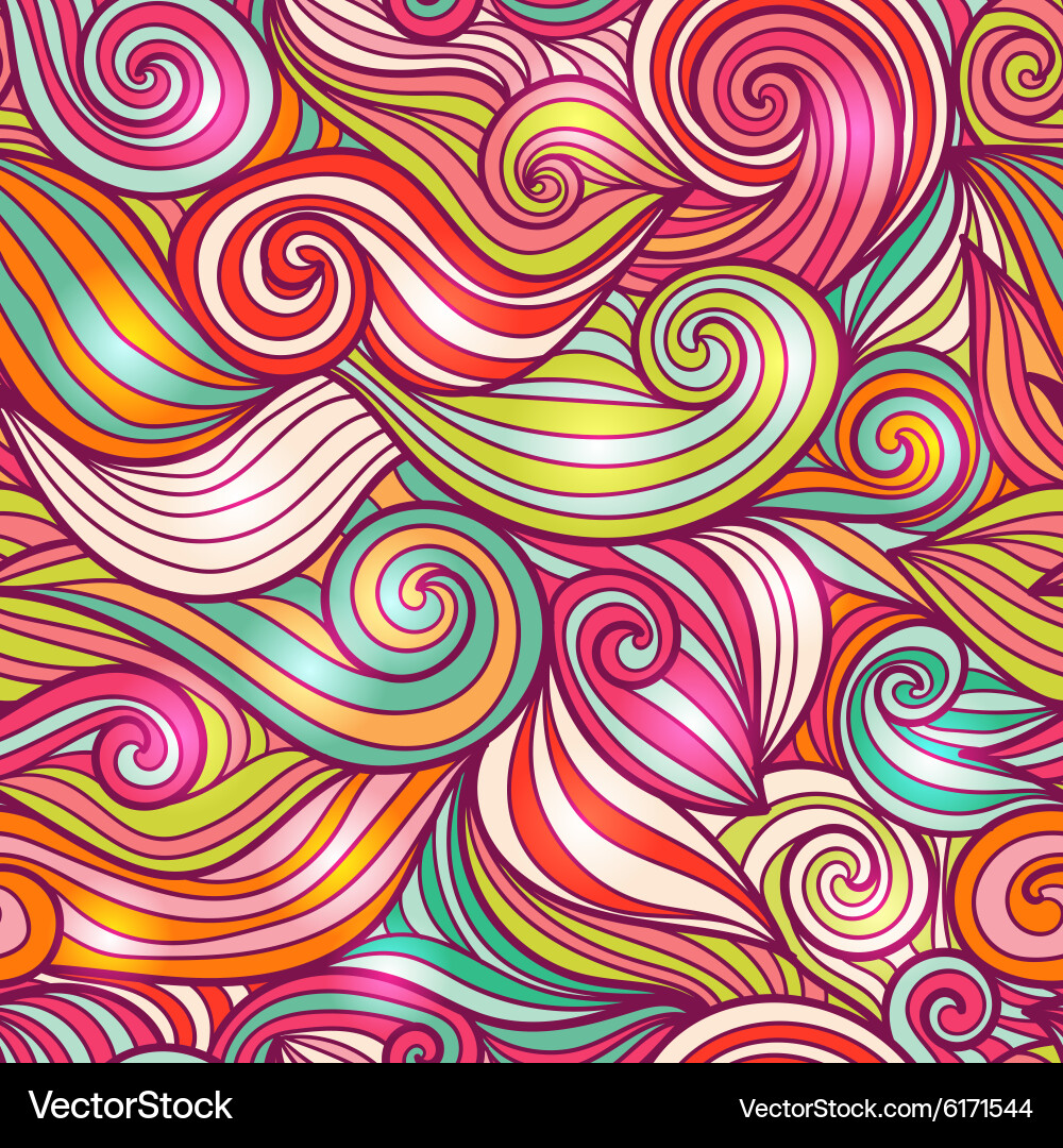 Seamless wave pattern Royalty Free Vector Image