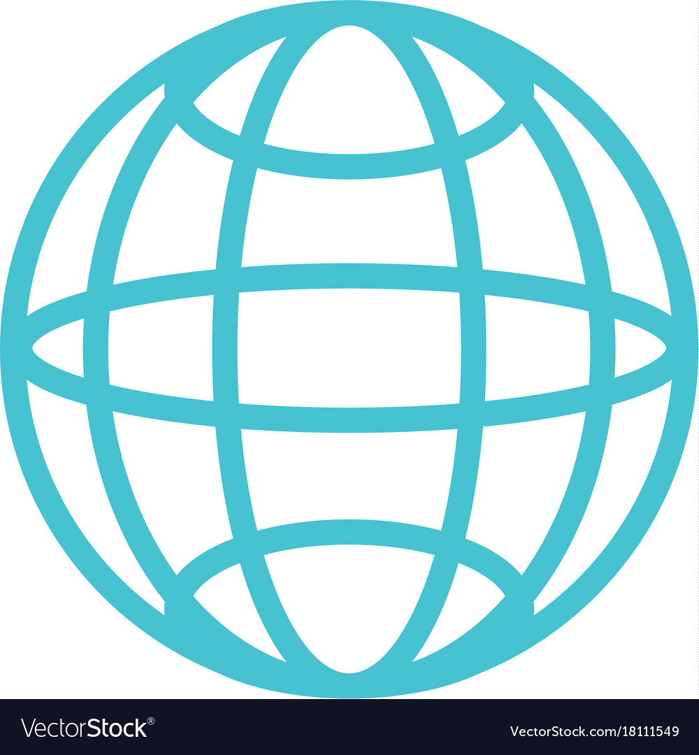 Global sphere icon Royalty Free Vector Image - VectorStock