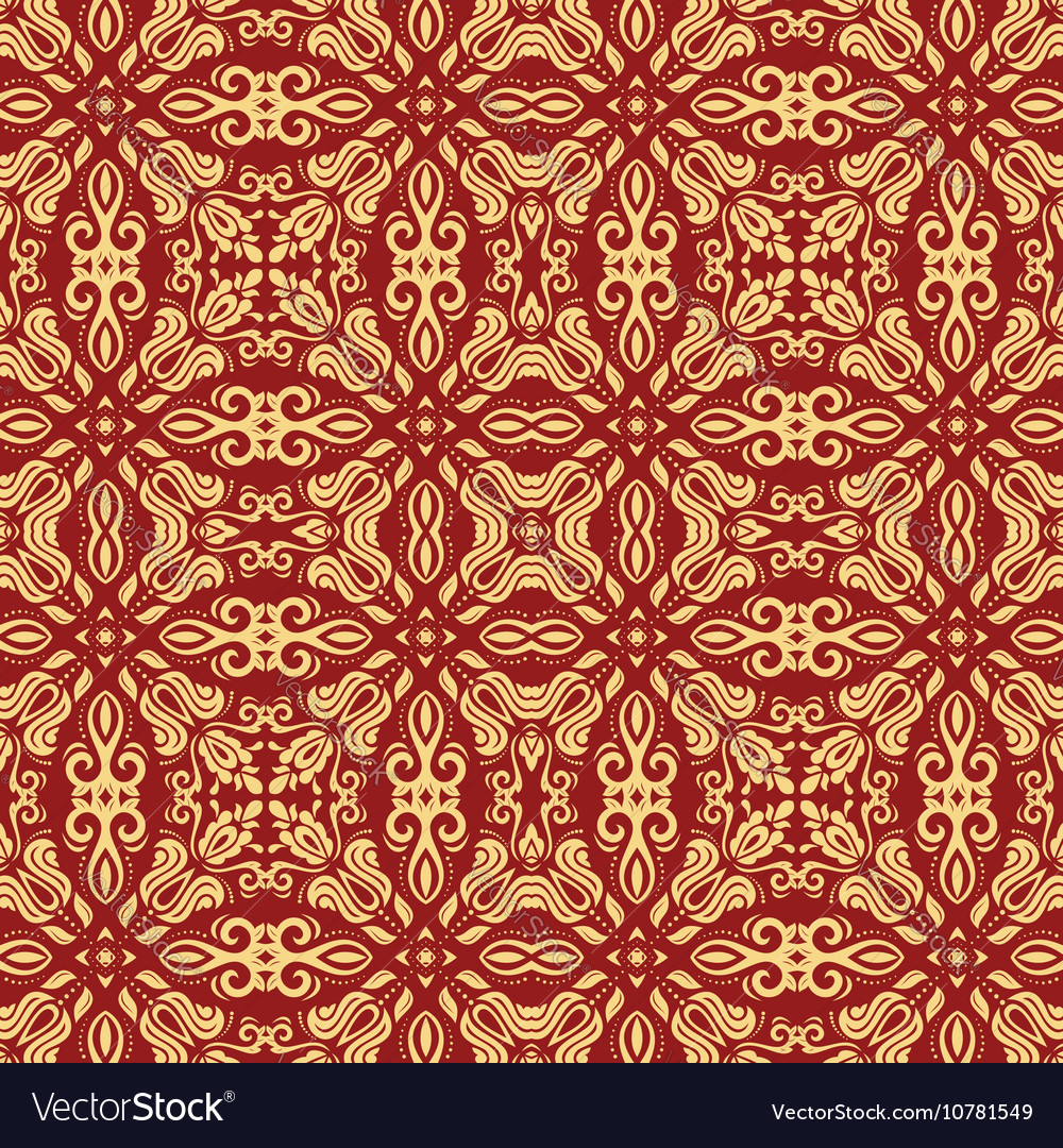 Seamless baroque pattern Royalty Free Vector Image