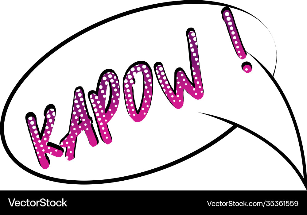 Comic speech bubble Royalty Free Vector Image - VectorStock