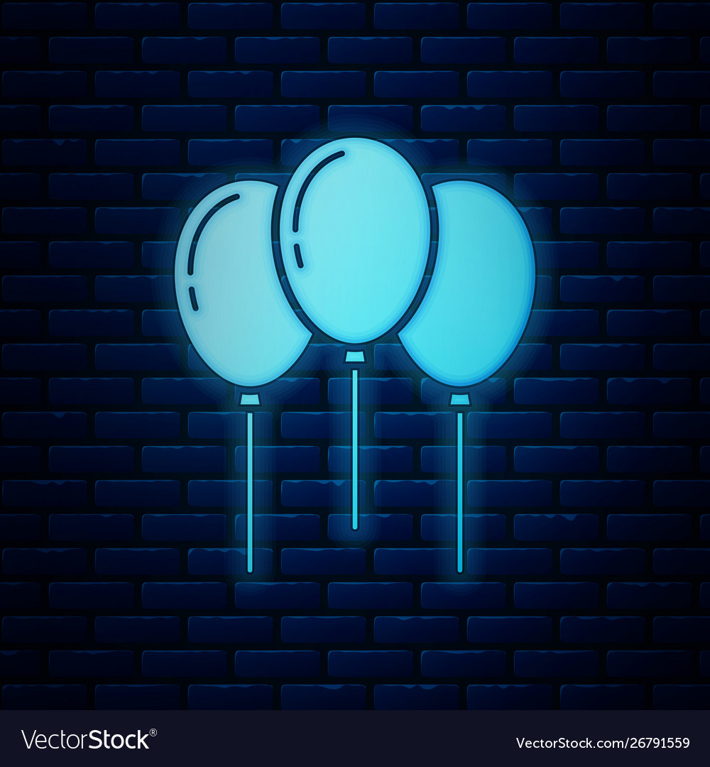 neon balloons