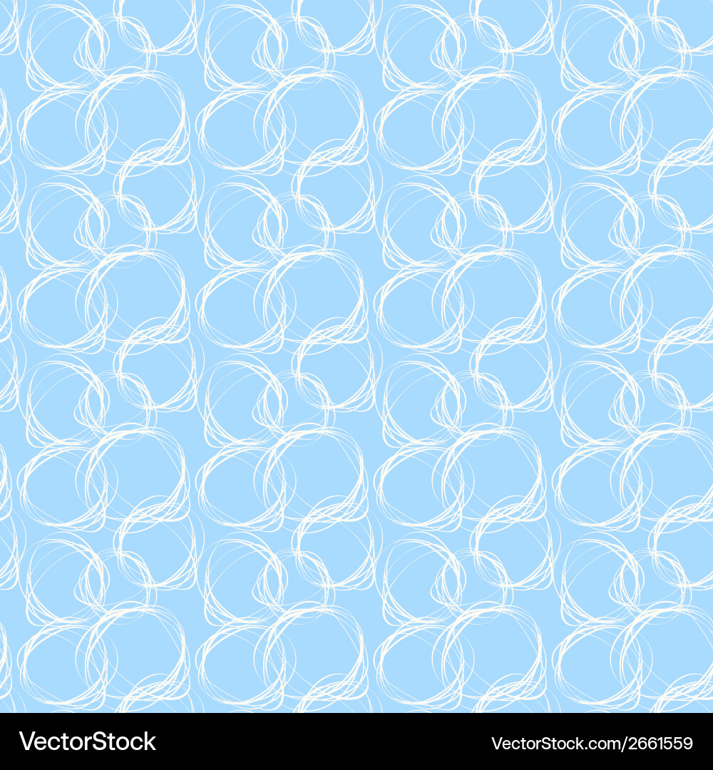 Seamless pattern with hand drawn abstract doodle Vector Image