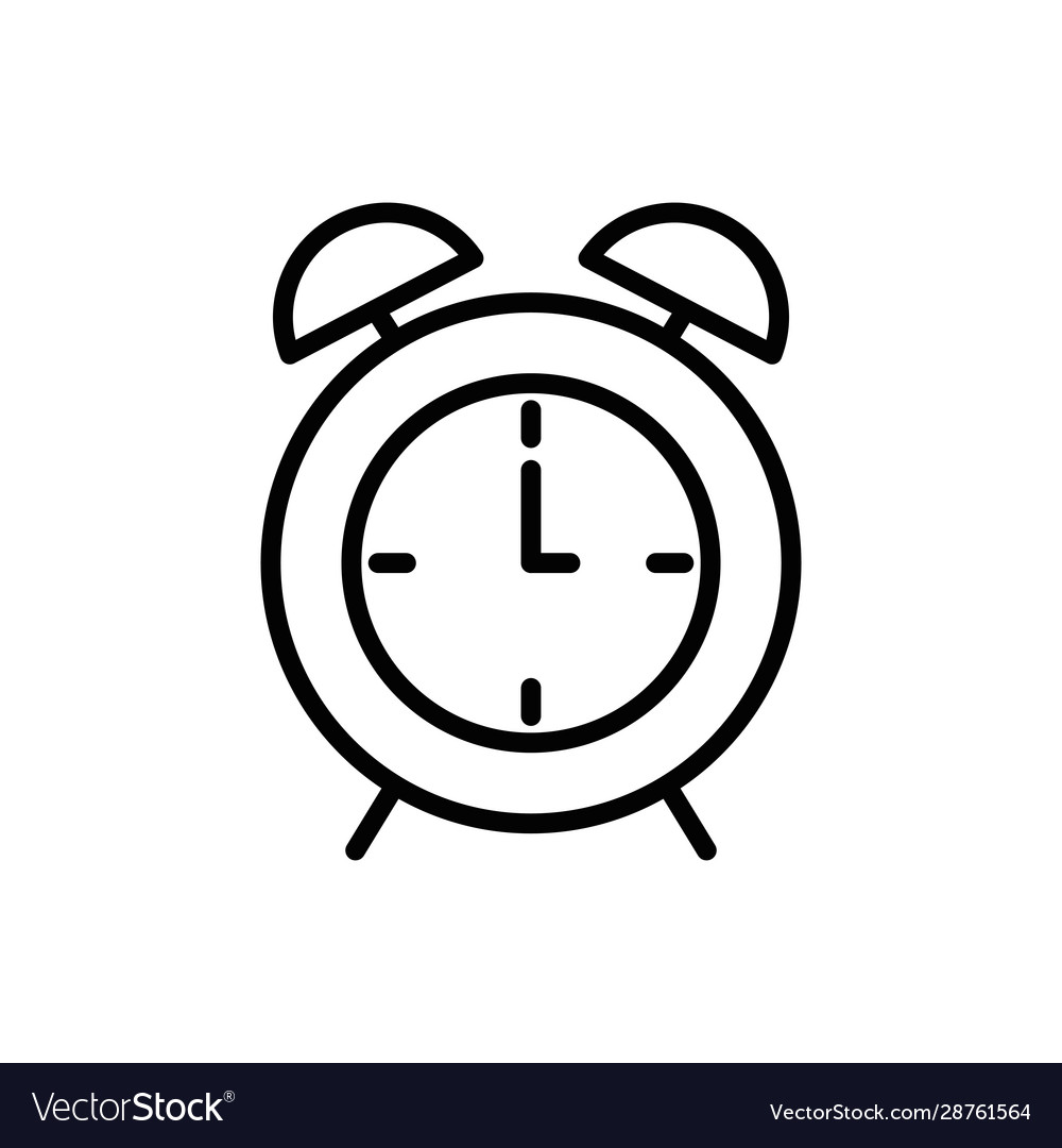 Isolated classic clock instrument design Vector Image