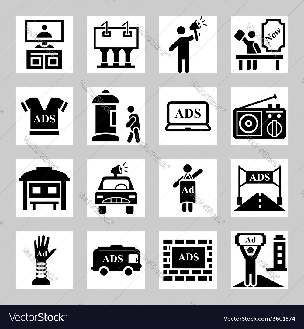 Advertising Royalty Free Vector Image - VectorStock