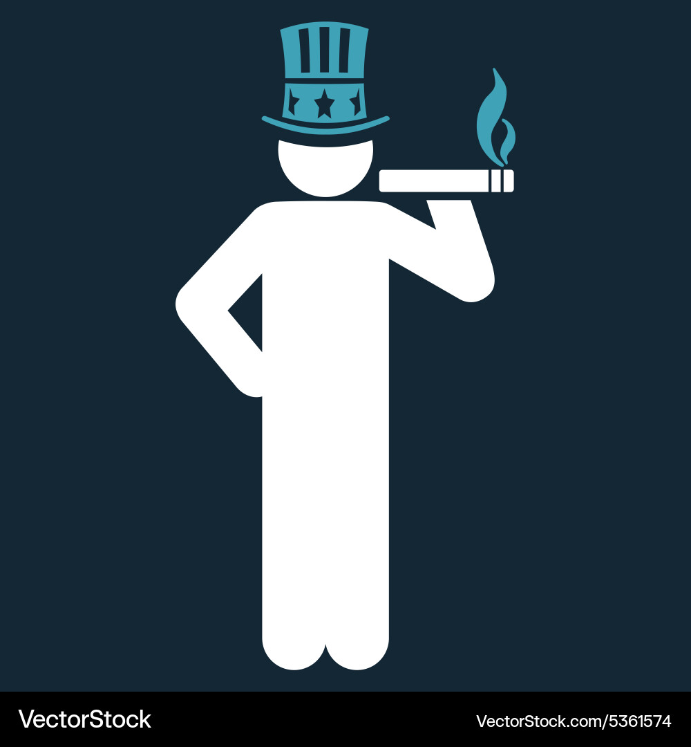 Capitalist icon Royalty Free Vector Image - VectorStock