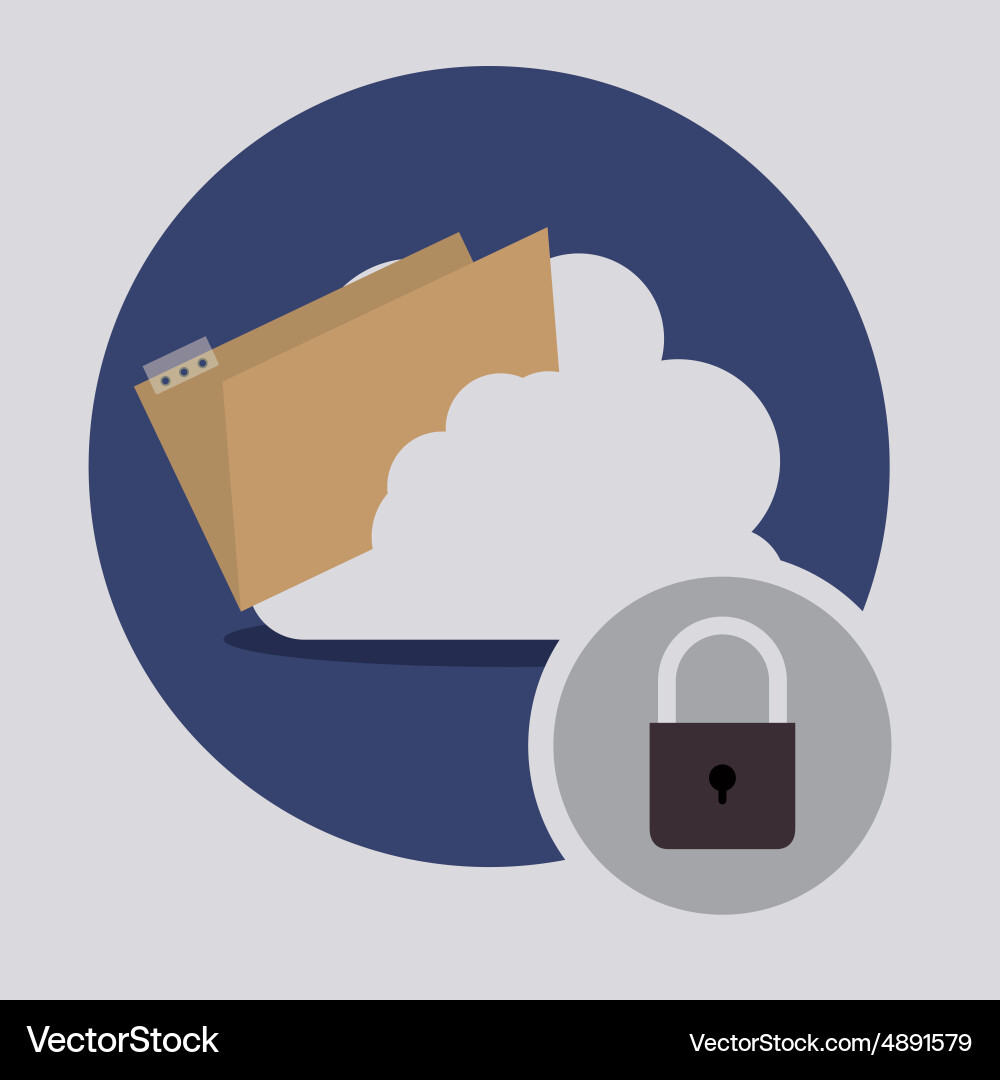 Cloud services design Royalty Free Vector Image