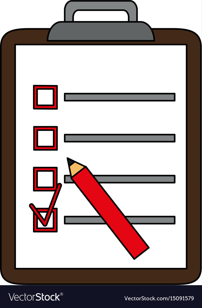 Checklist Cartoon Image