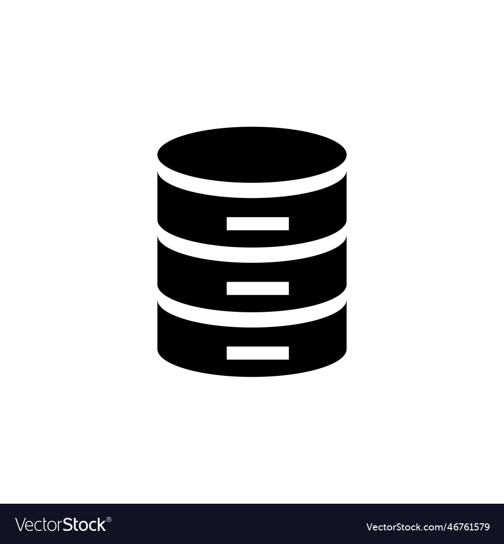 Database icon icon Royalty Free Vector Image - VectorStock