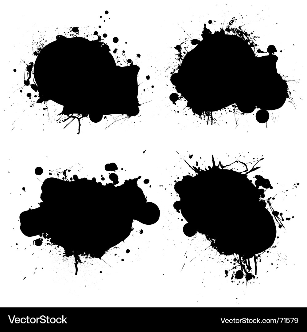 Nk splat Royalty Free Vector Image - VectorStock