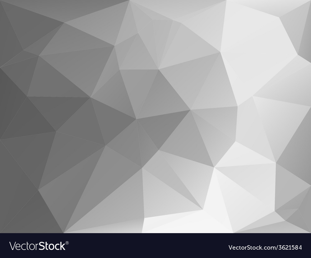 Black and white triangle abstract background Vector Image