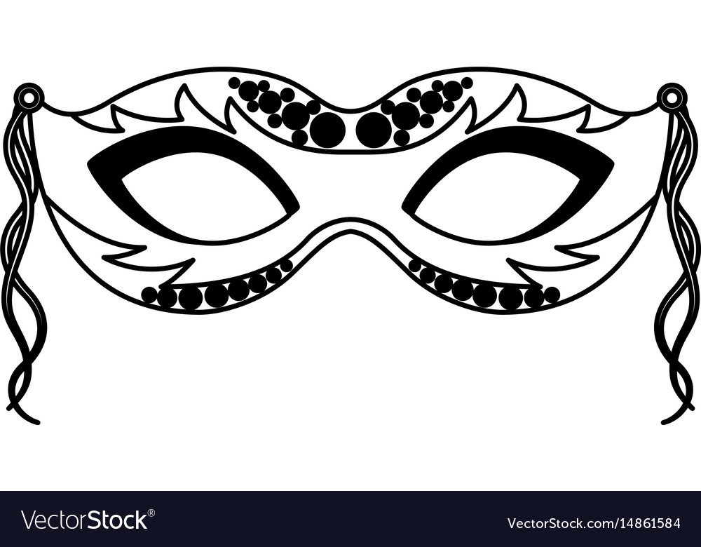 Carnival mask icon Royalty Free Vector Image - VectorStock