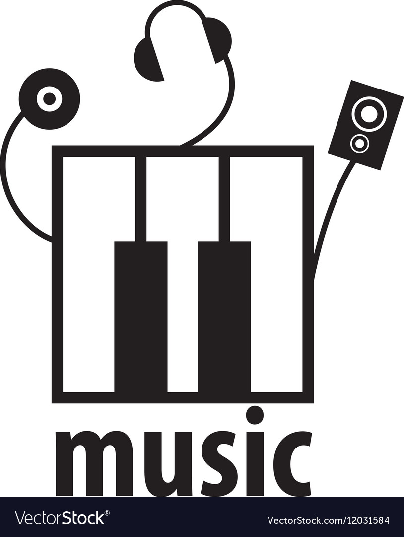 Logo music Royalty Free Vector Image - VectorStock