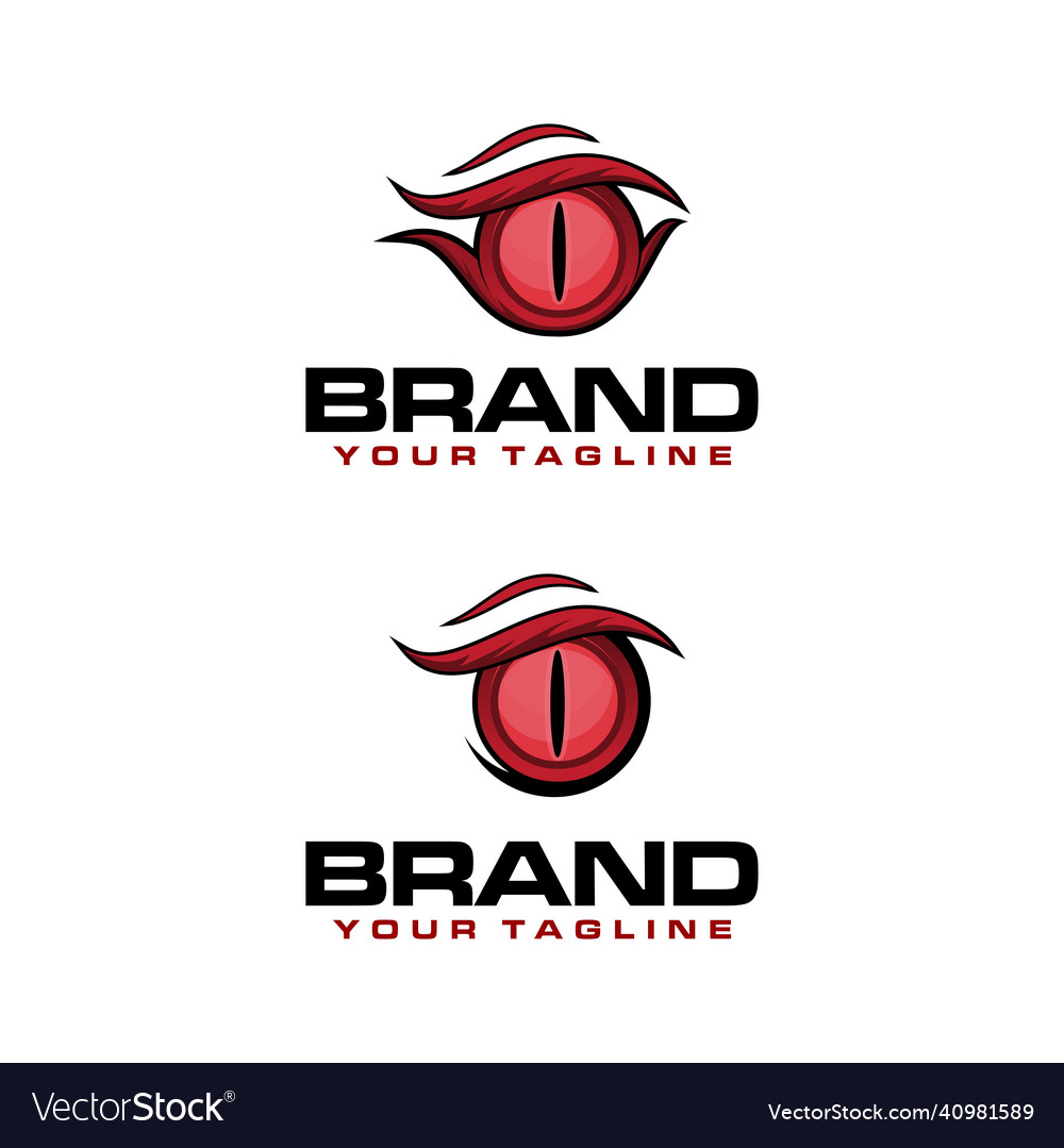 Crocodile eyes logo