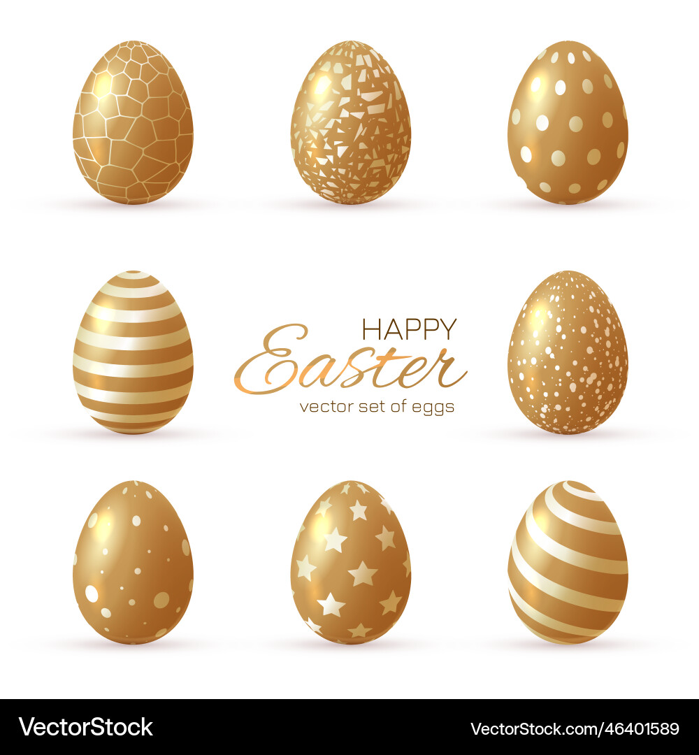 Happy easter eggs Royalty Free Vector Image - VectorStock