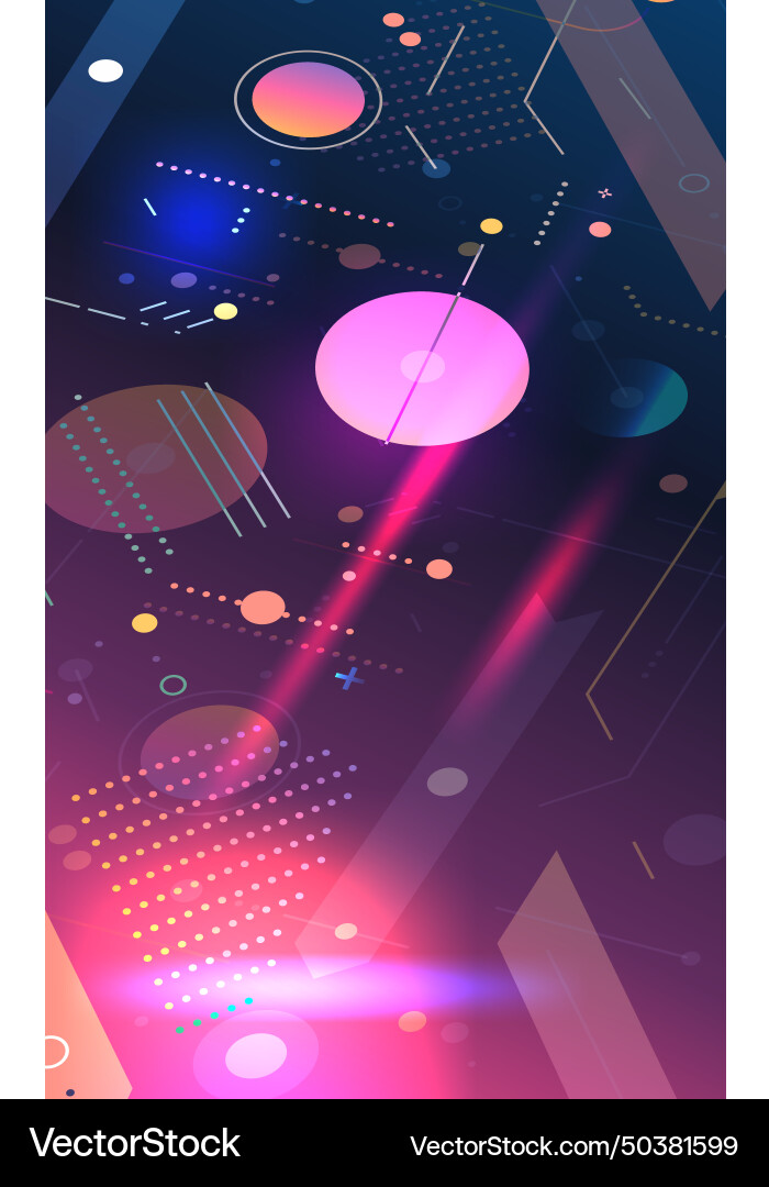 Geometric shapes set different figures and arrows Vector Image