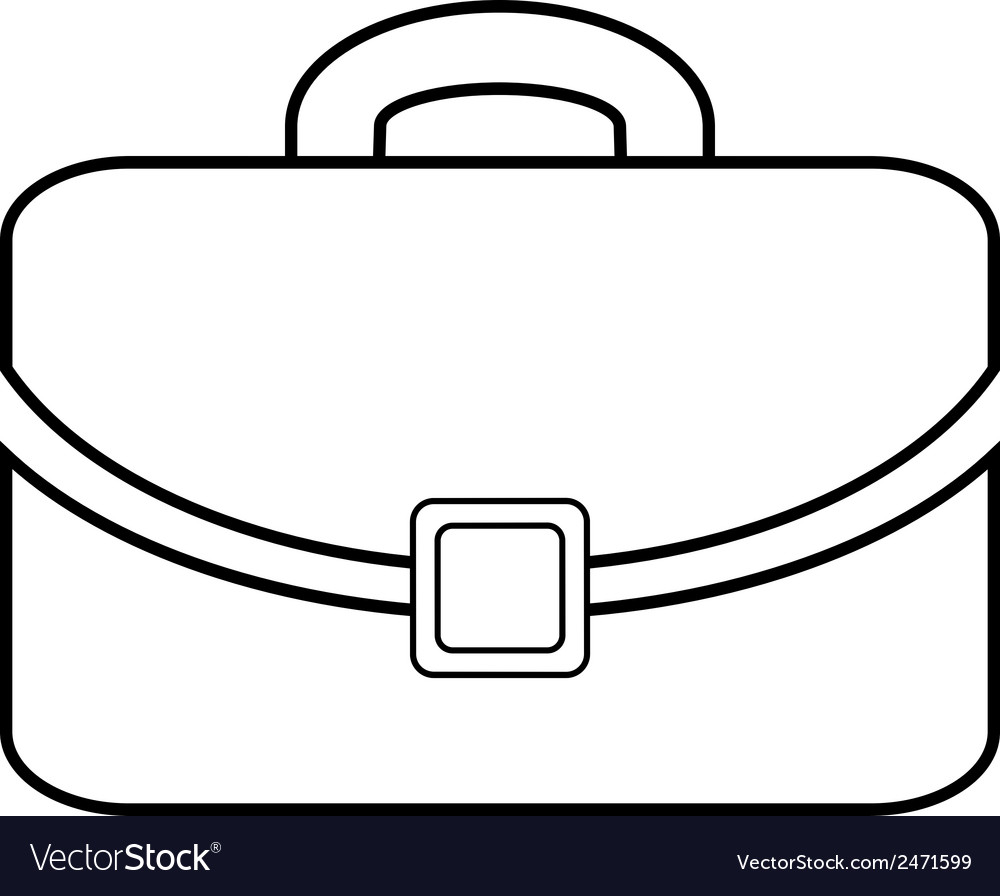 Portfolio Icon Royalty Free Vector Image Vectorstock