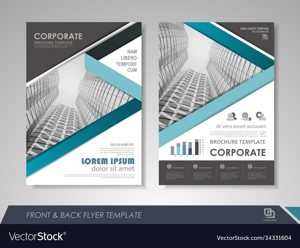 Brochure design Royalty Free Vector Image - VectorStock