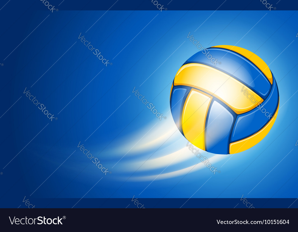 Volleyball Card Royalty Free Vector Image - Vectorstock