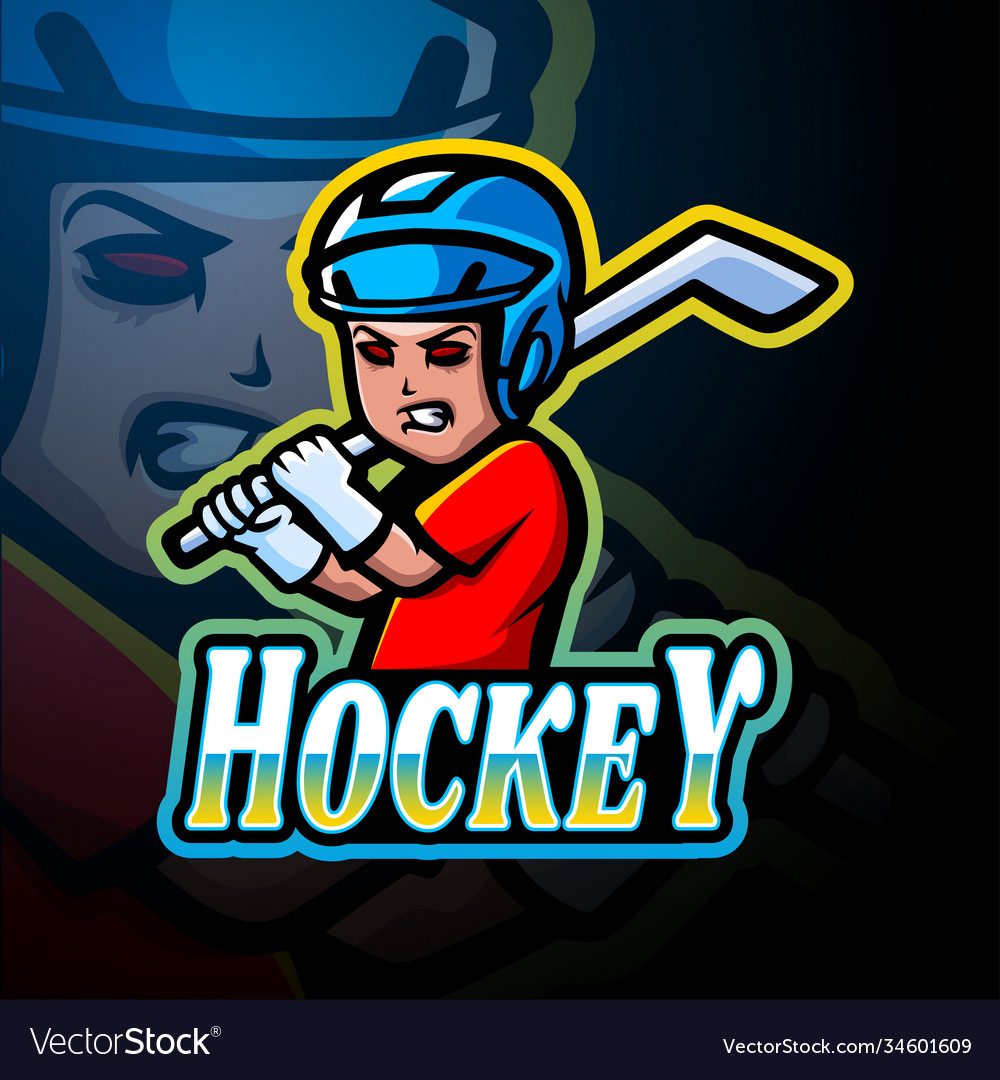 Hockey Player Logo