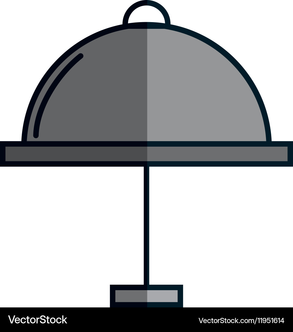 Tray server flat icon Royalty Free Vector Image