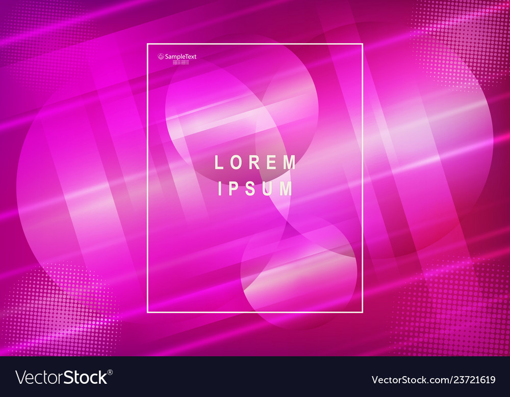 Geometric Design Of A Light Pink Shade With Vector Image