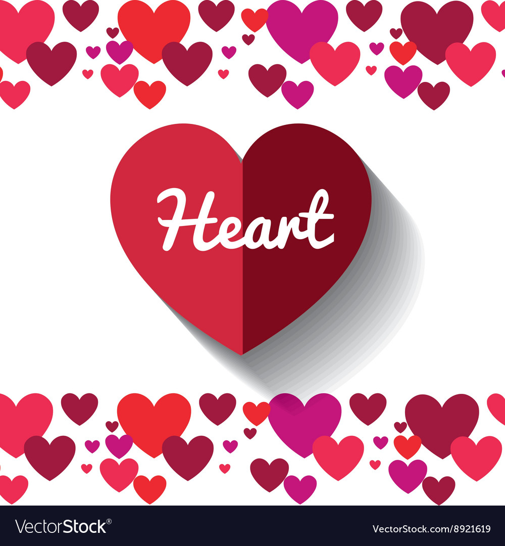 Heart love design Royalty Free Vector Image - VectorStock