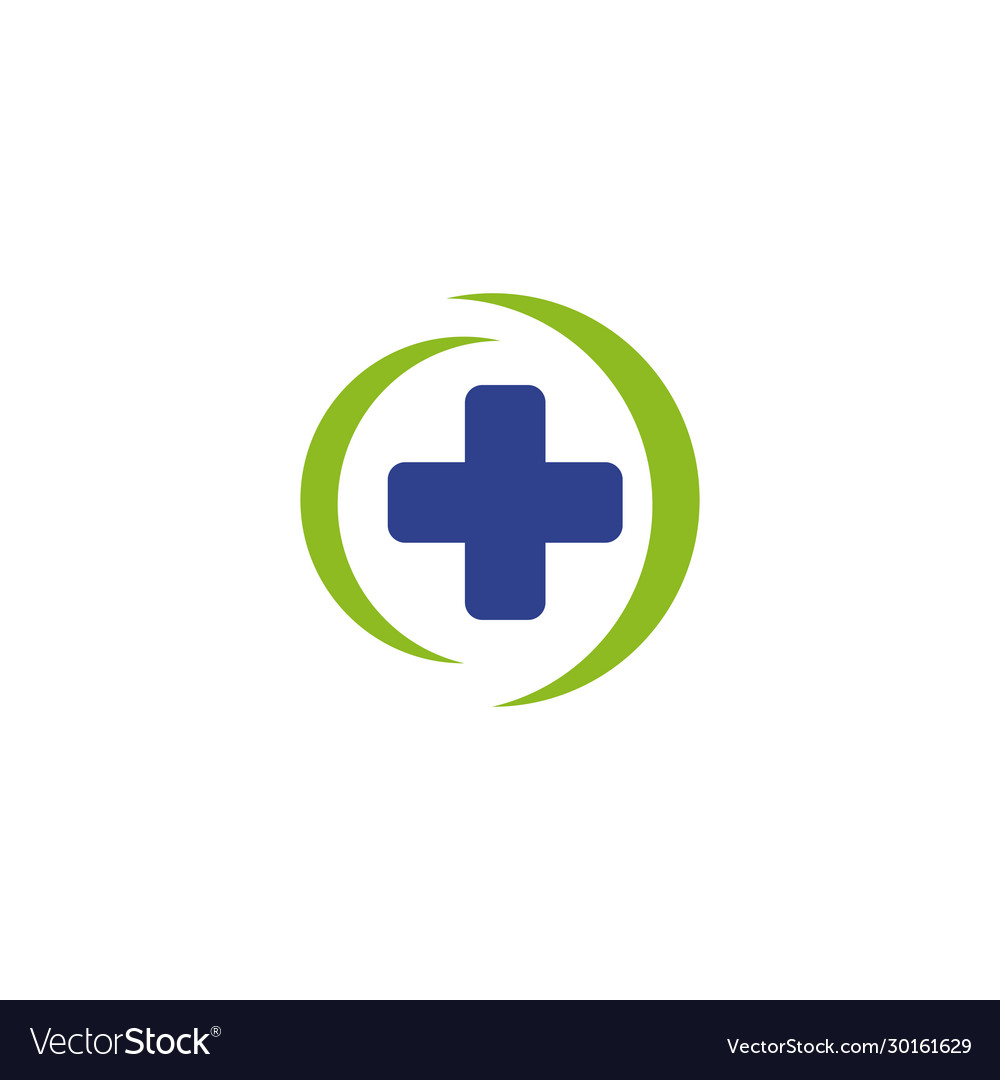 Medical and health care logo design template Vector Image