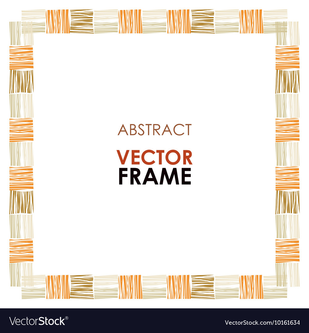 Ethnic frame Royalty Free Vector Image - VectorStock