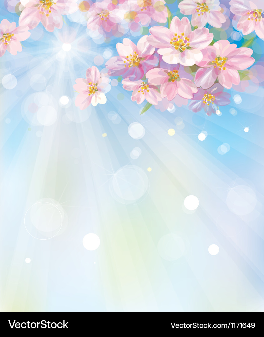 Spring flower Royalty Free Vector Image - VectorStock