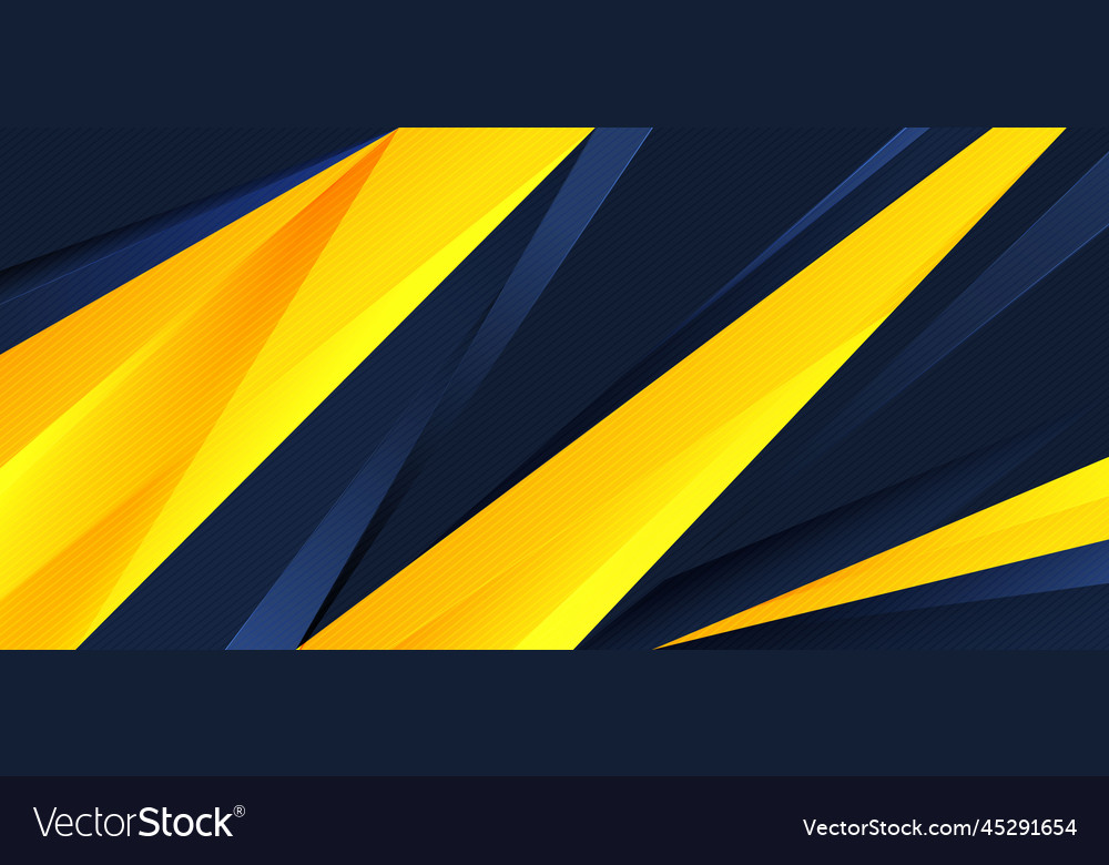 Abstract background with yellow and blue gradient Vector Image