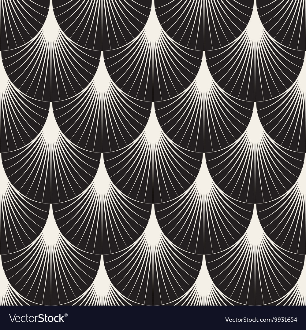 Seamless sunburst lines geometric pattern Vector Image