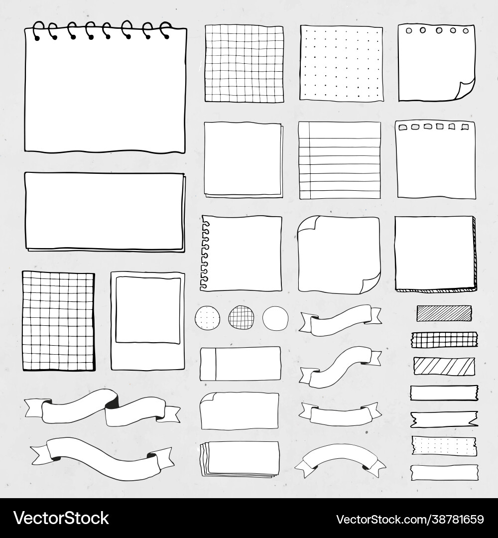 Print Things Vector Print Royalty Free Vector Image - VectorStock