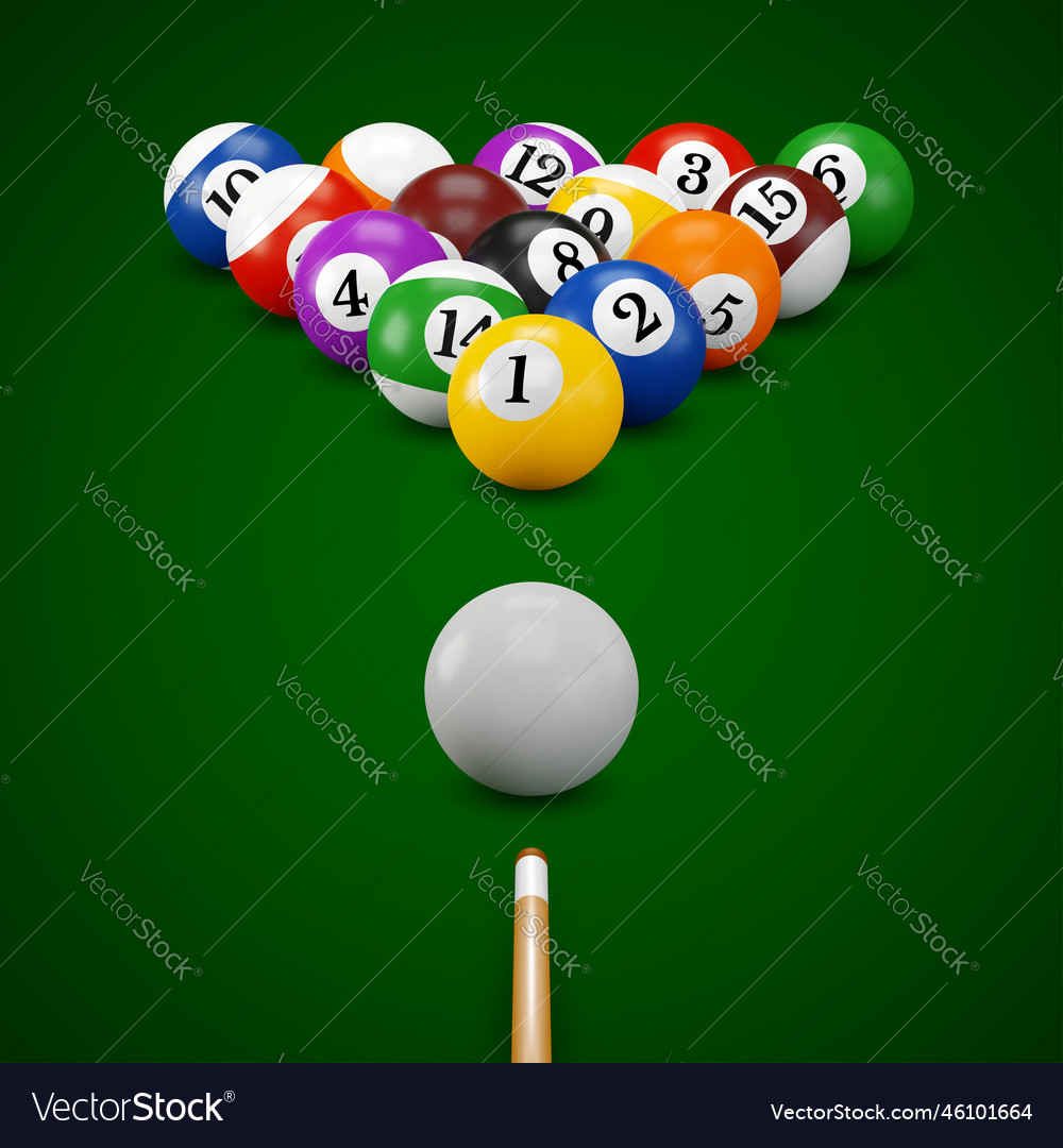 Premium Vector  Billiard balls isolated