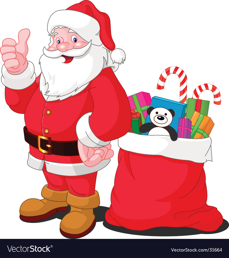 Santa Royalty Free Vector Image - VectorStock