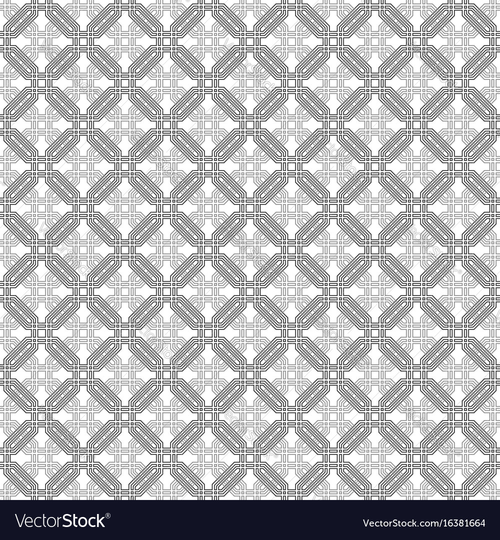 Seamless Abstract Pattern With Octagons Royalty Free Vector