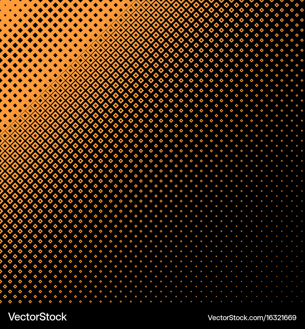 Halftone square pattern background - design Vector Image