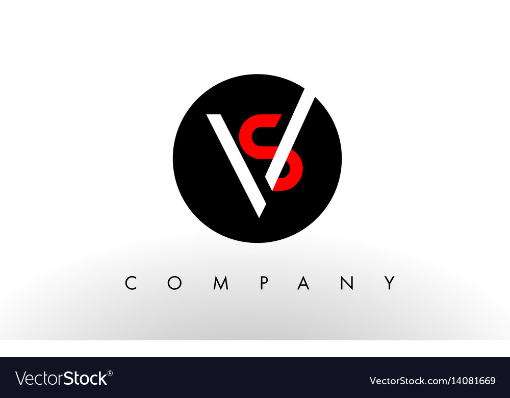 Sv logo letter design Royalty Free Vector Image