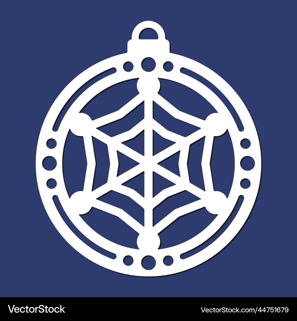 Laser Cutting Template Of Christmas Corner Vector Image laser-cutting-template-of-christmas-corner-vector-image